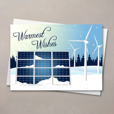 Sun and Wind Holiday Card