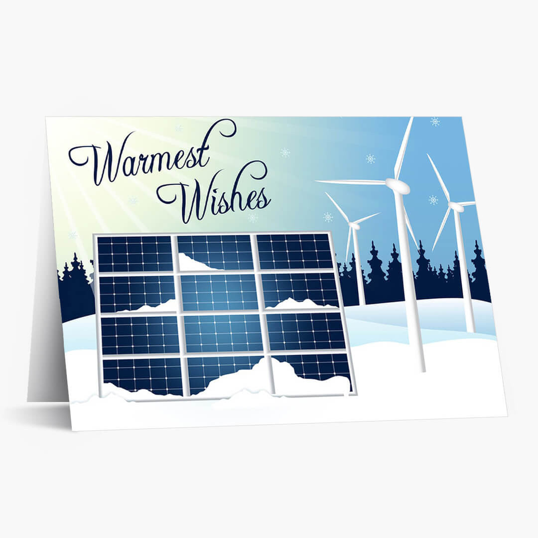 Sun and Wind Holiday Card