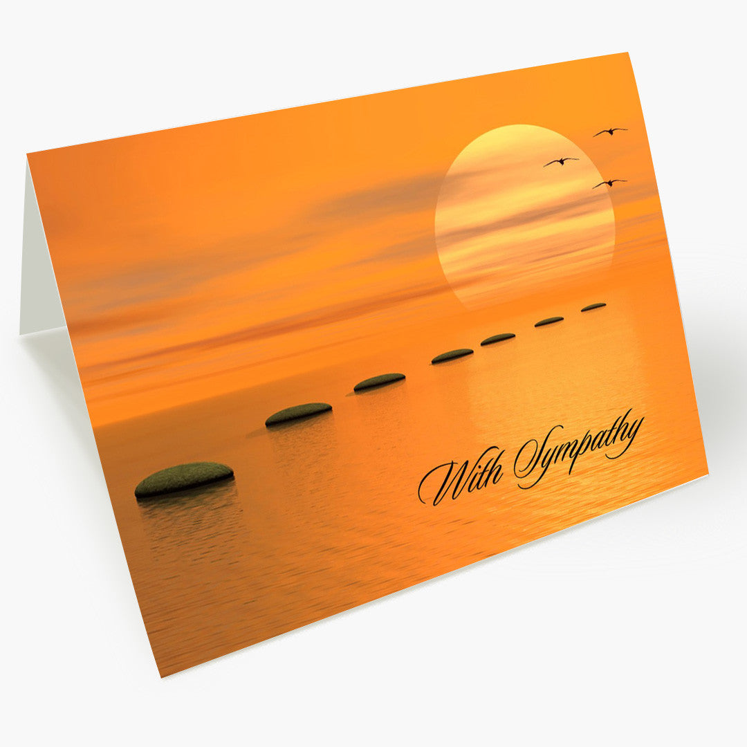 Sunset Sympathy Card