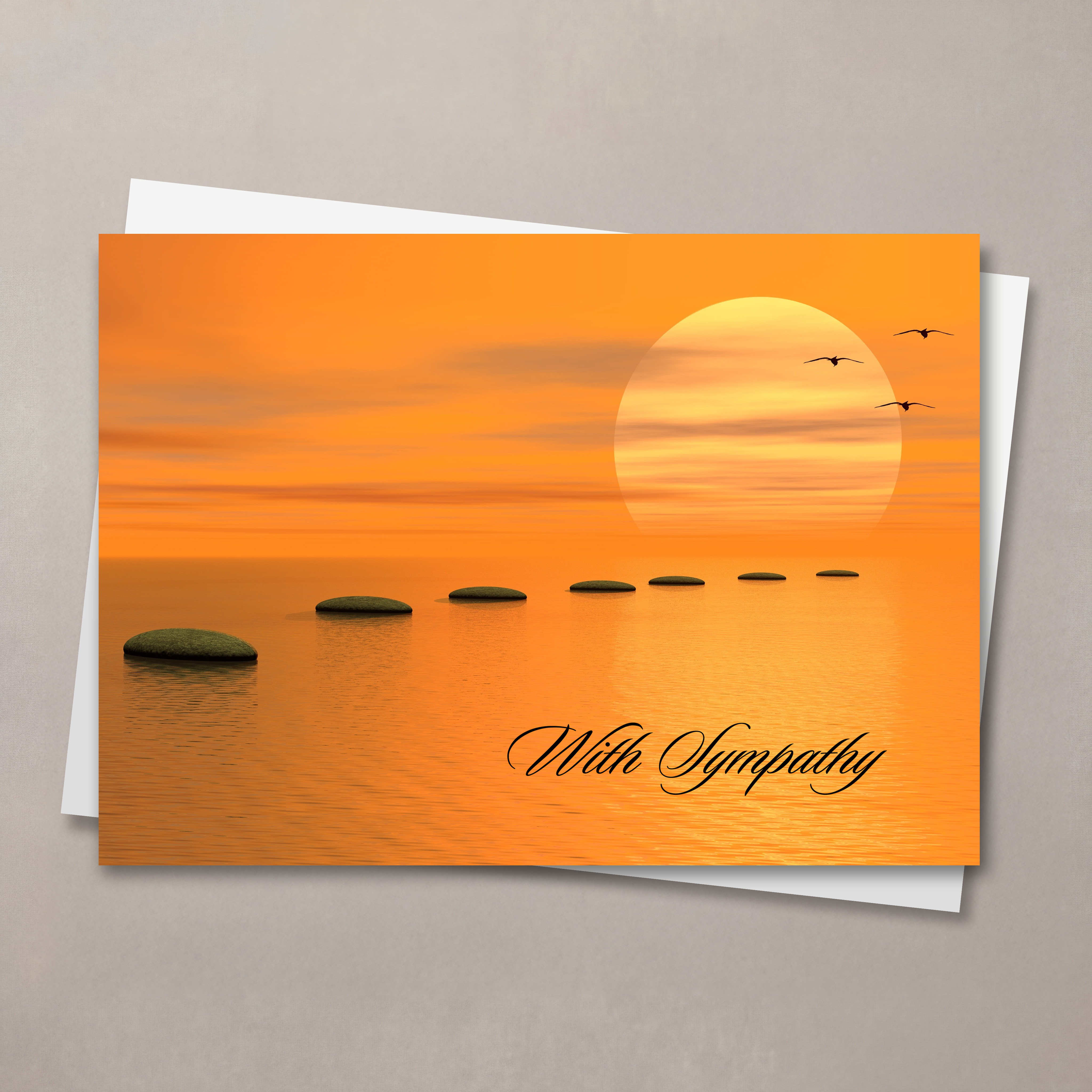 Sunset Sympathy Card