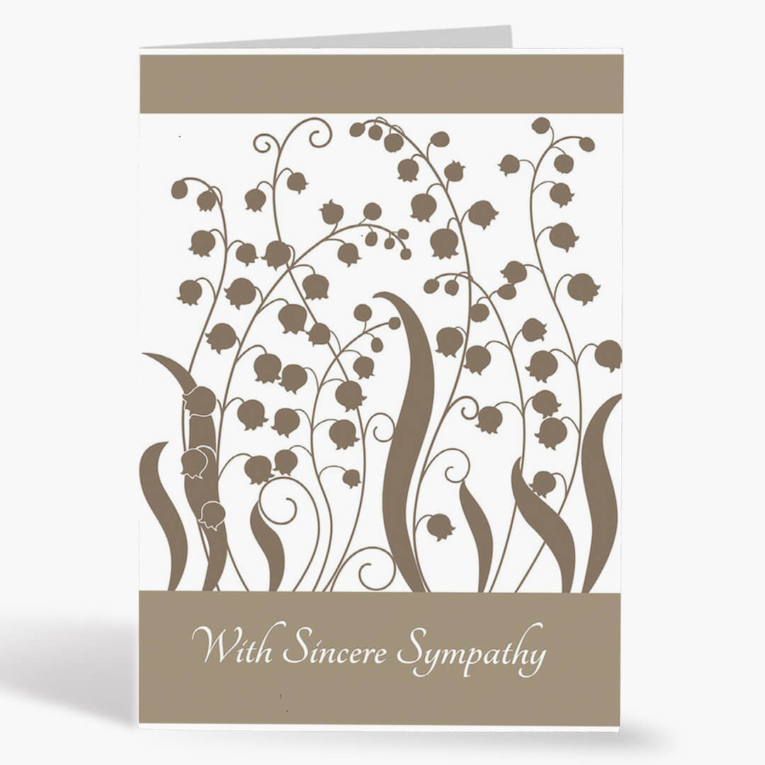 Sympathy Silhouette Card