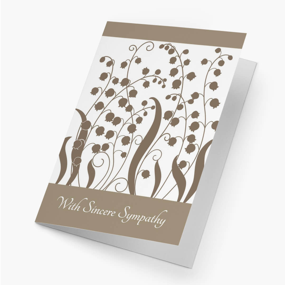 Sympathy Silhouette Card