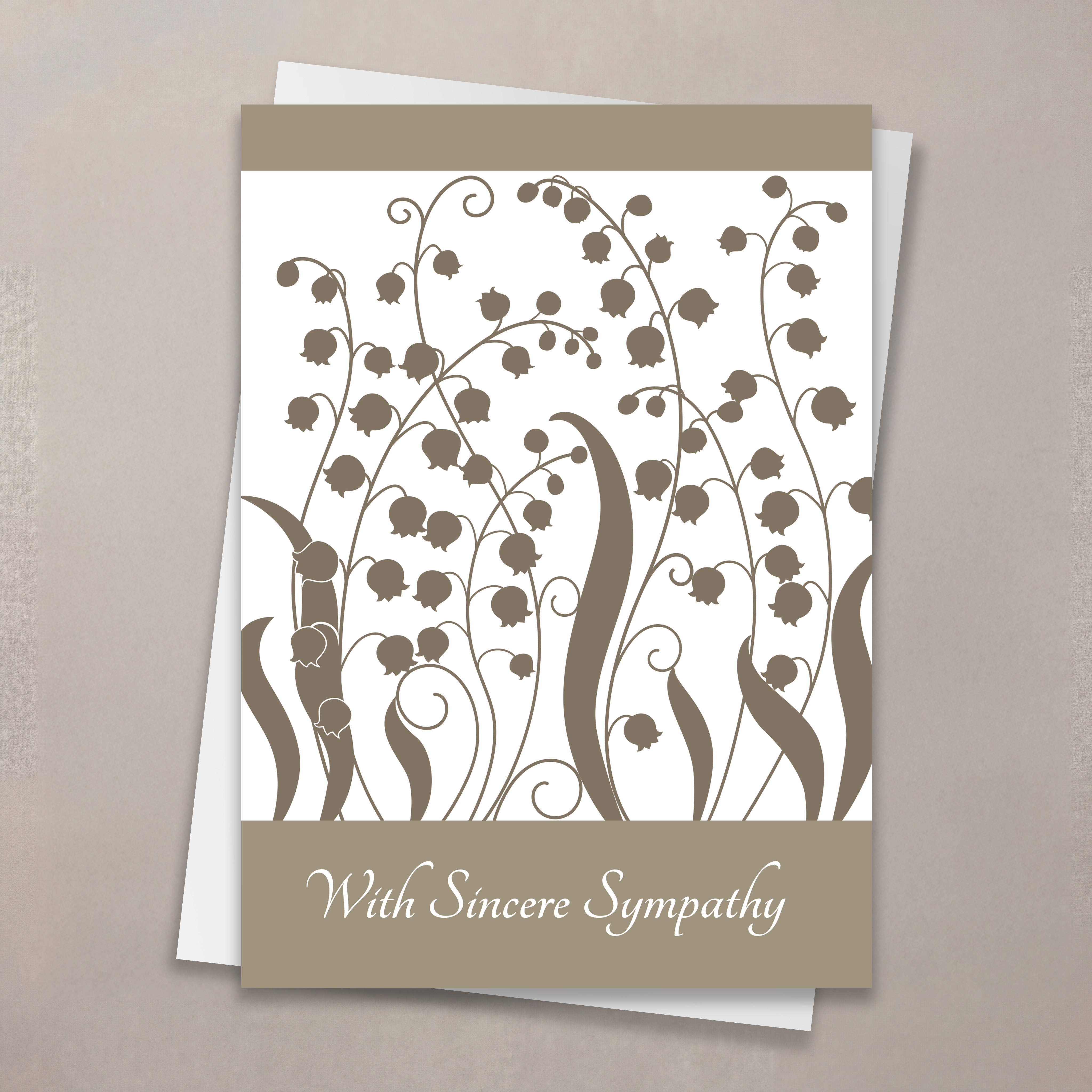 Sympathy Silhouette Card