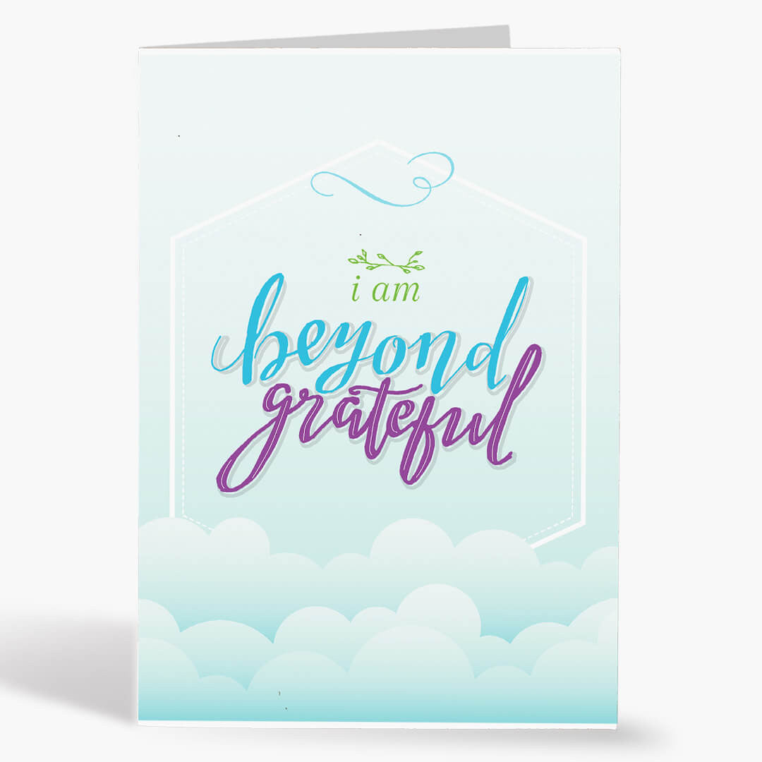 Thank You - Clouds Card