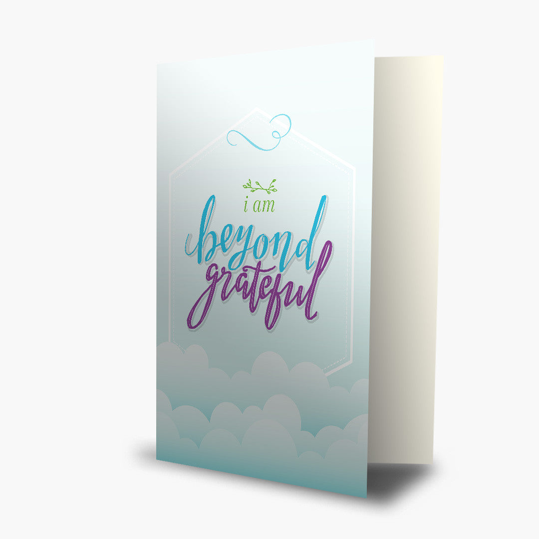 Thank You - Clouds Card