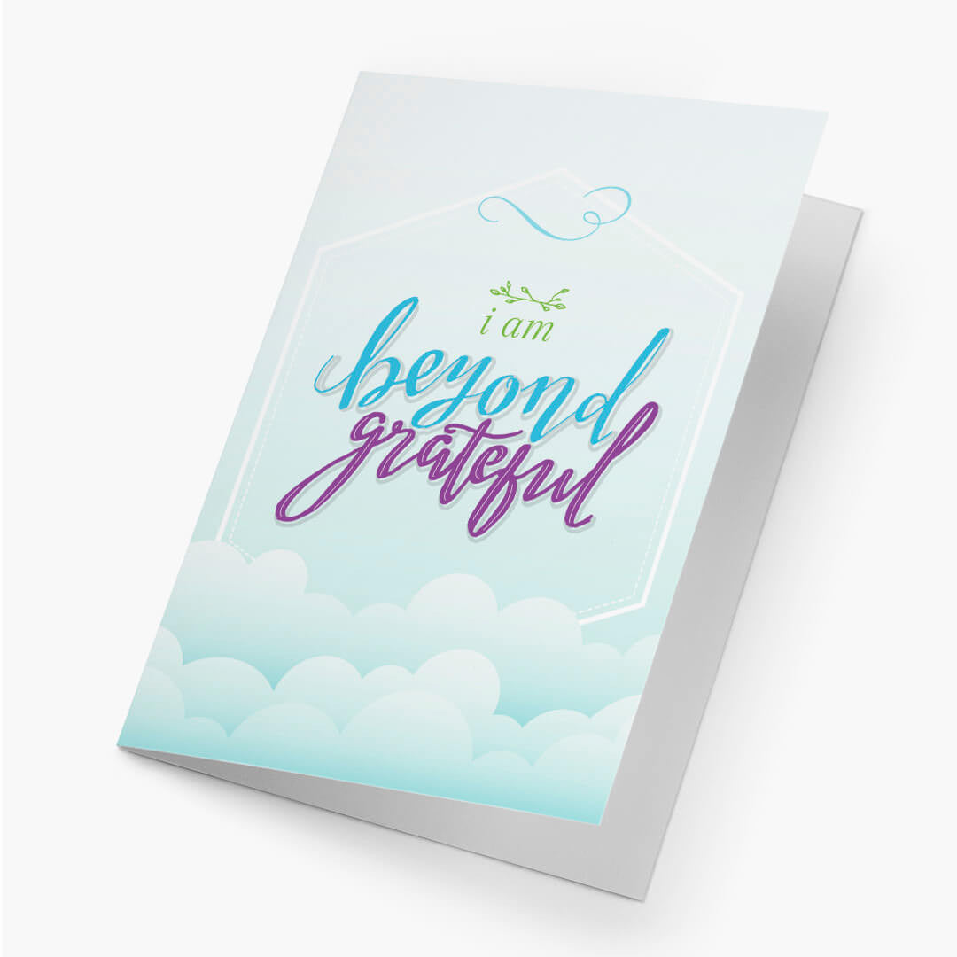 Thank You - Clouds Card