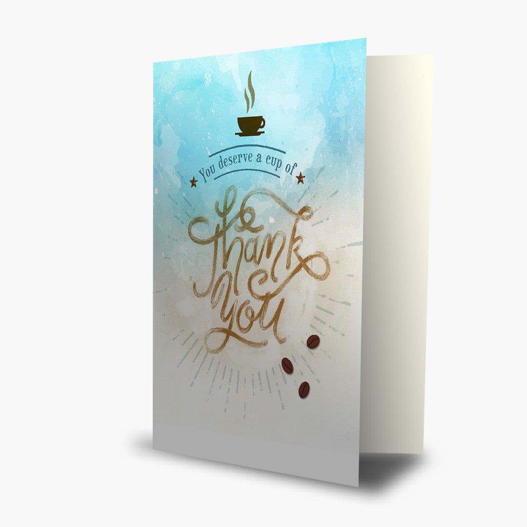 Thank You - Coffee Card