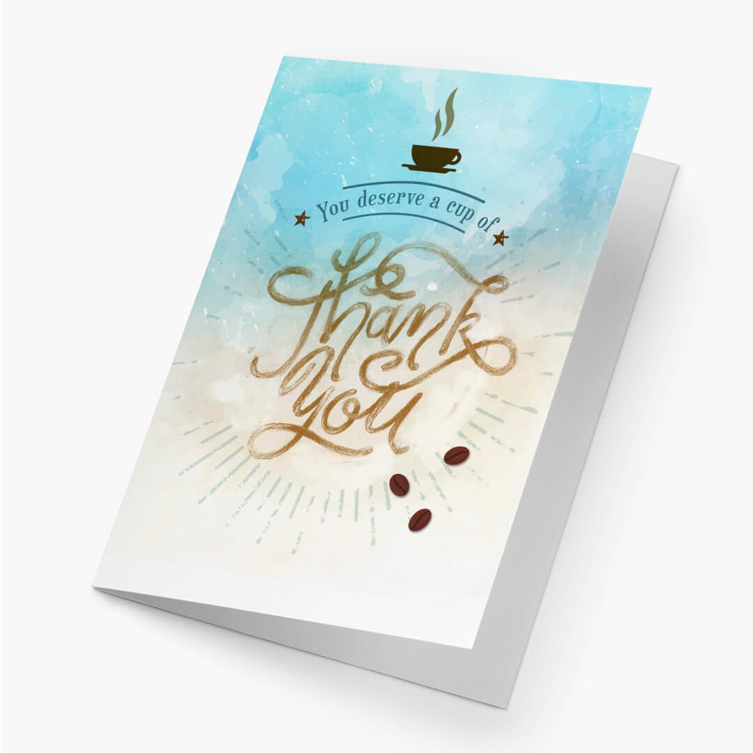 Thank You - Coffee Card