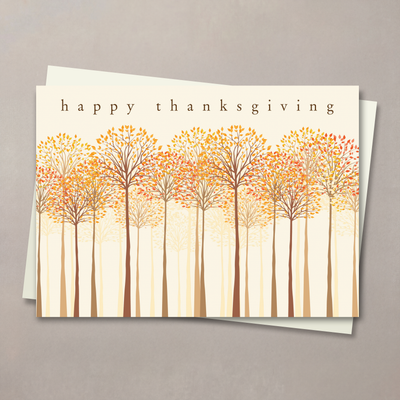 Thankful Trees Thanksgiving Card