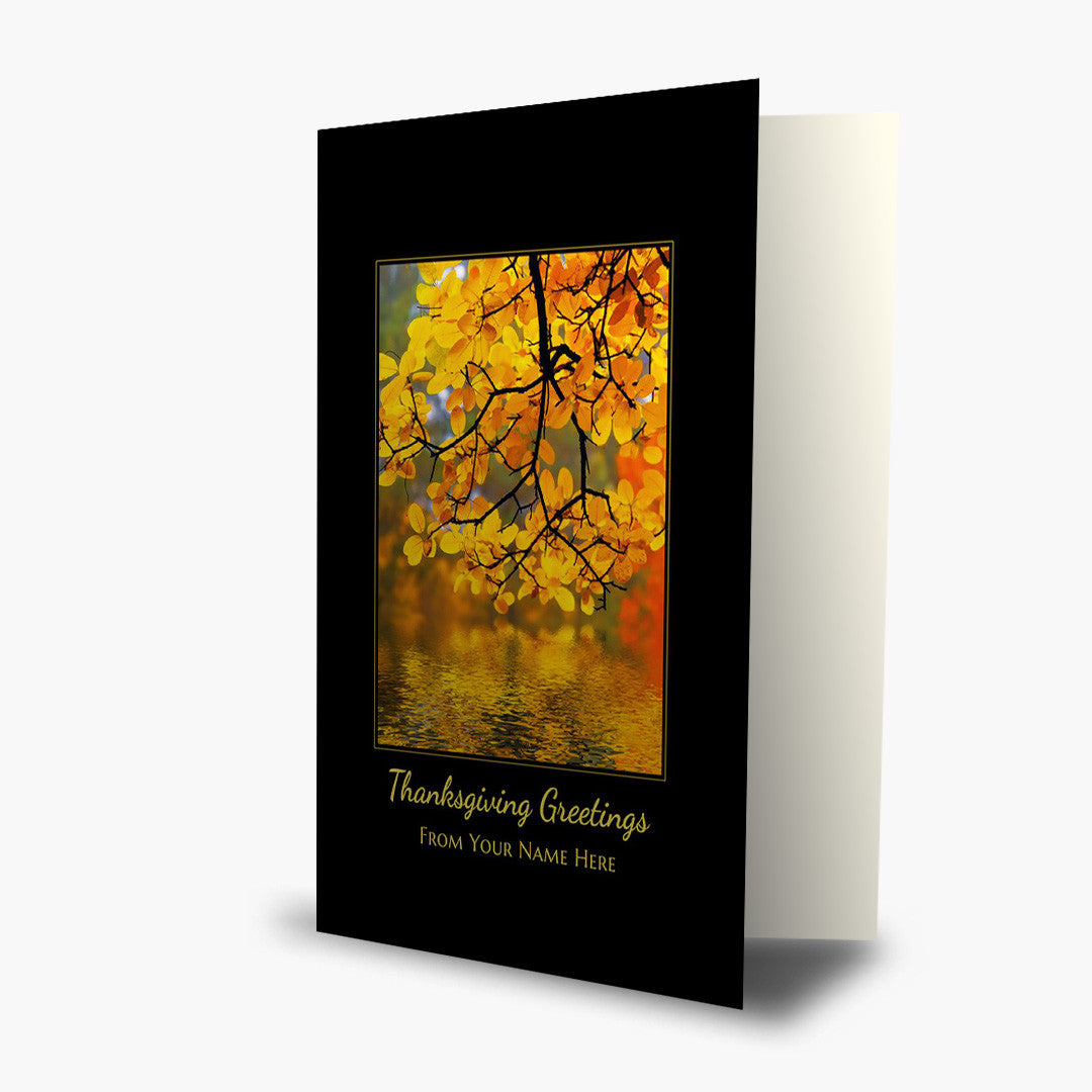 Tranquil Greeting Thanksgiving Card