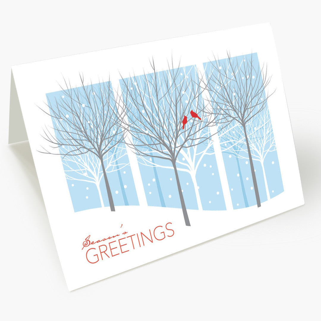 Treeline Windows Christmas Card