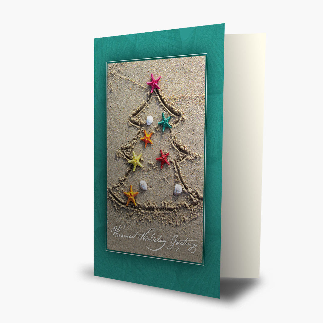 Tropical Christmas Tree Card