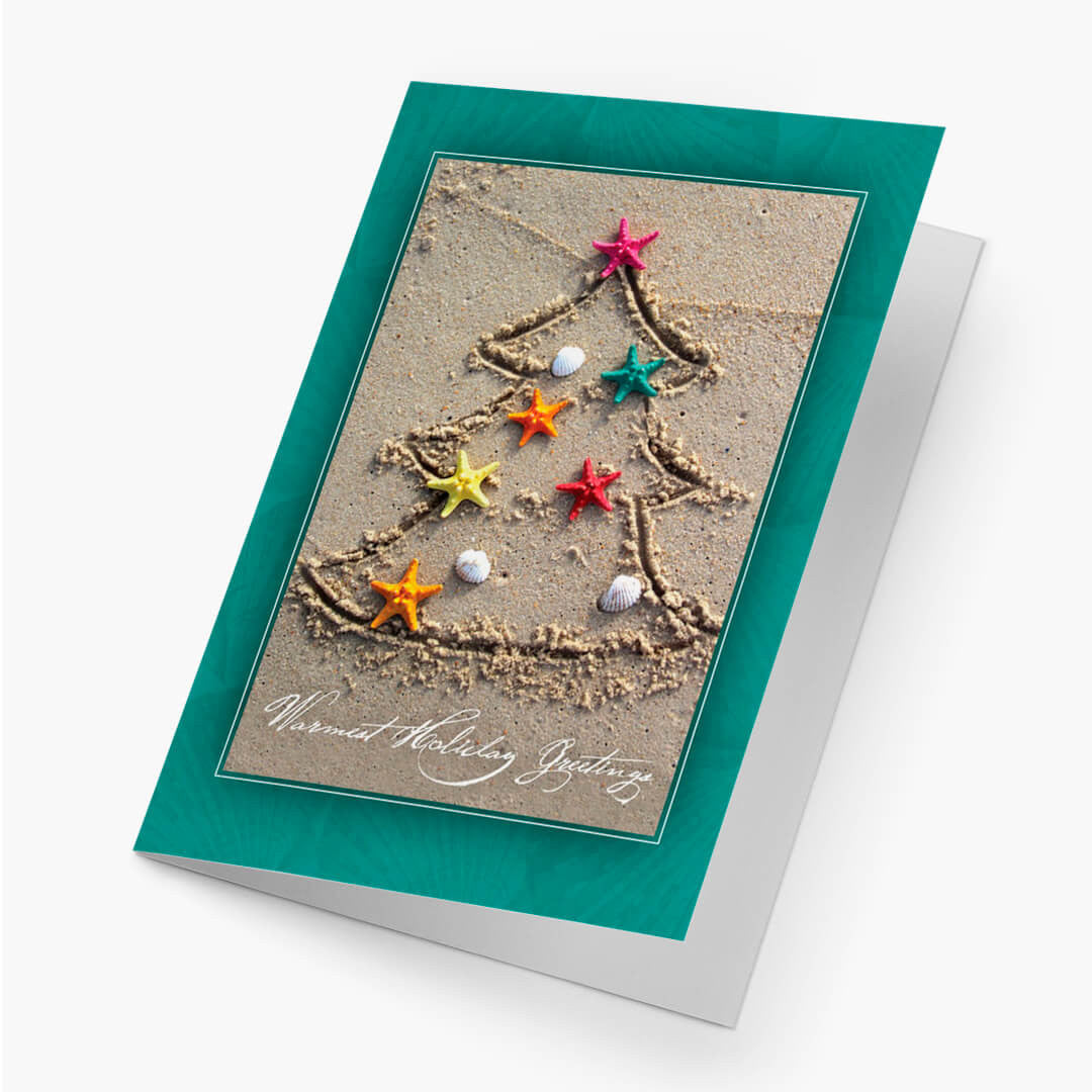 Tropical Christmas Tree Card