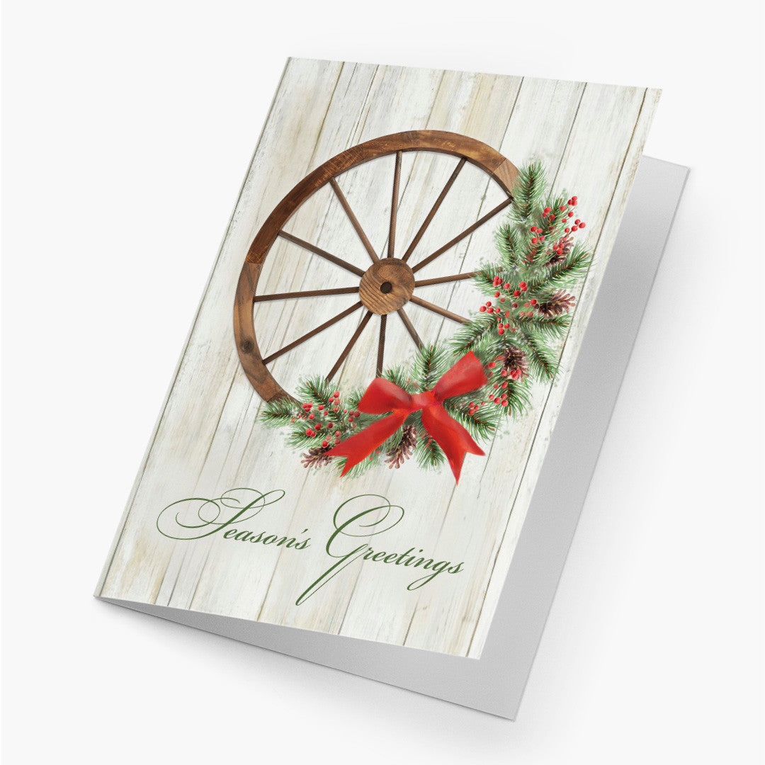 Wagon Wheel Wreath