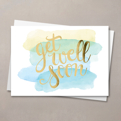 Watercolor Get Well