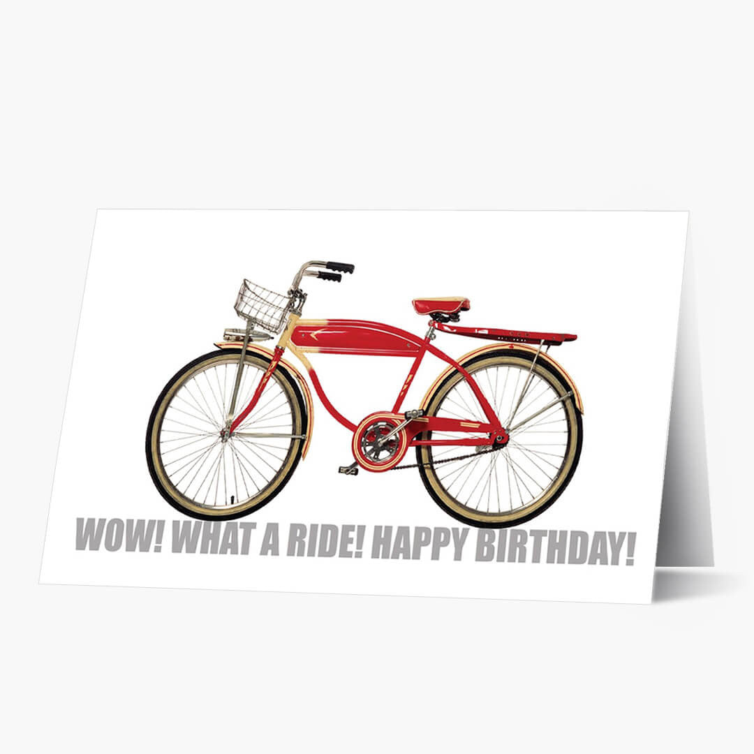 What A Ride Birthday Card