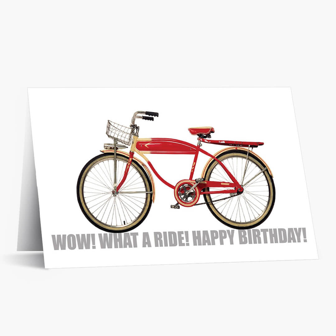 What A Ride Birthday Card