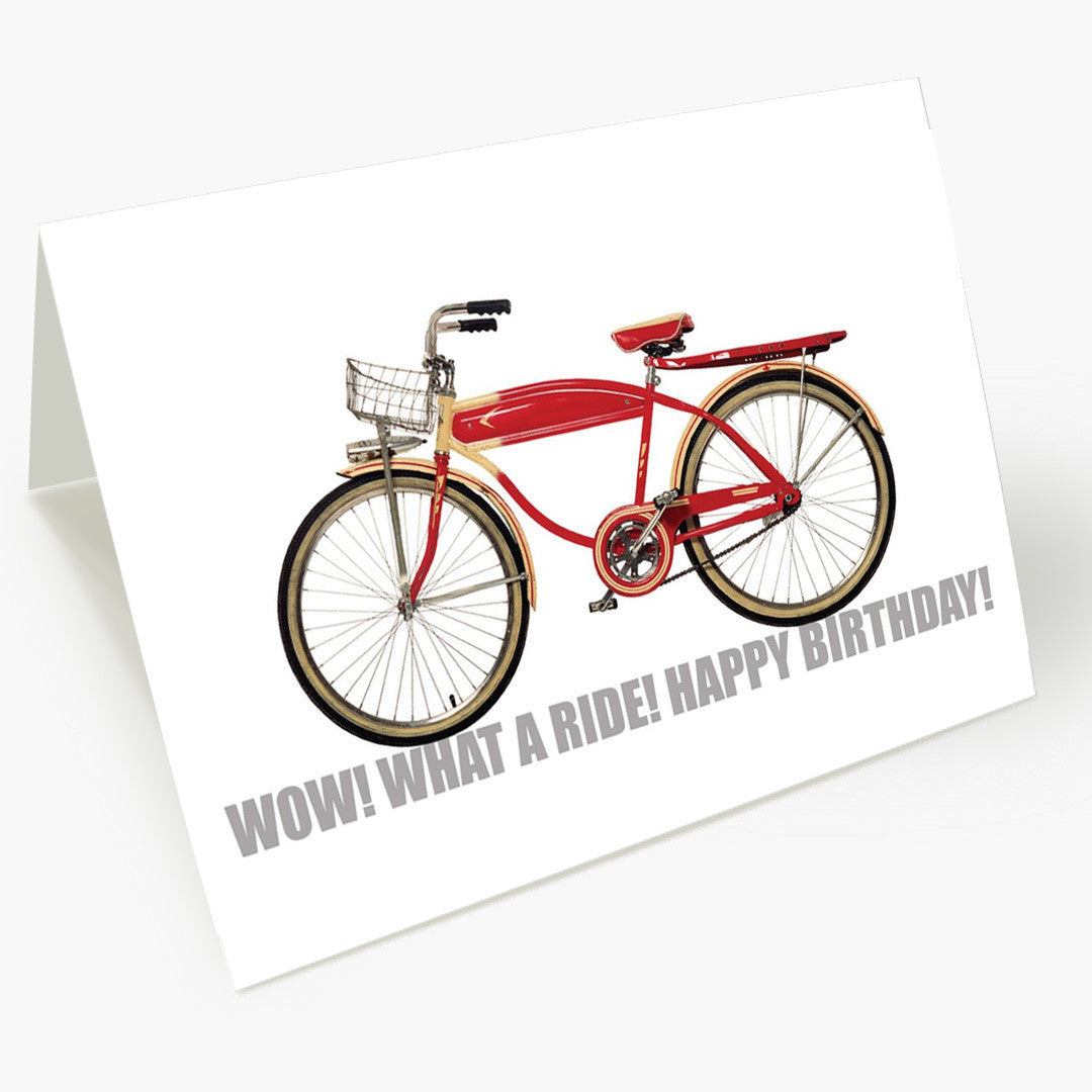 What A Ride Birthday Card