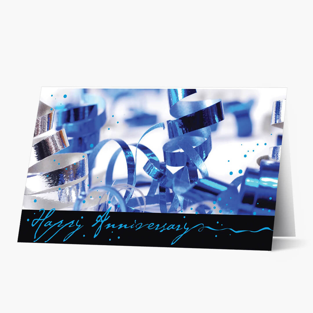 Wild Ribbon Anniversary Card
