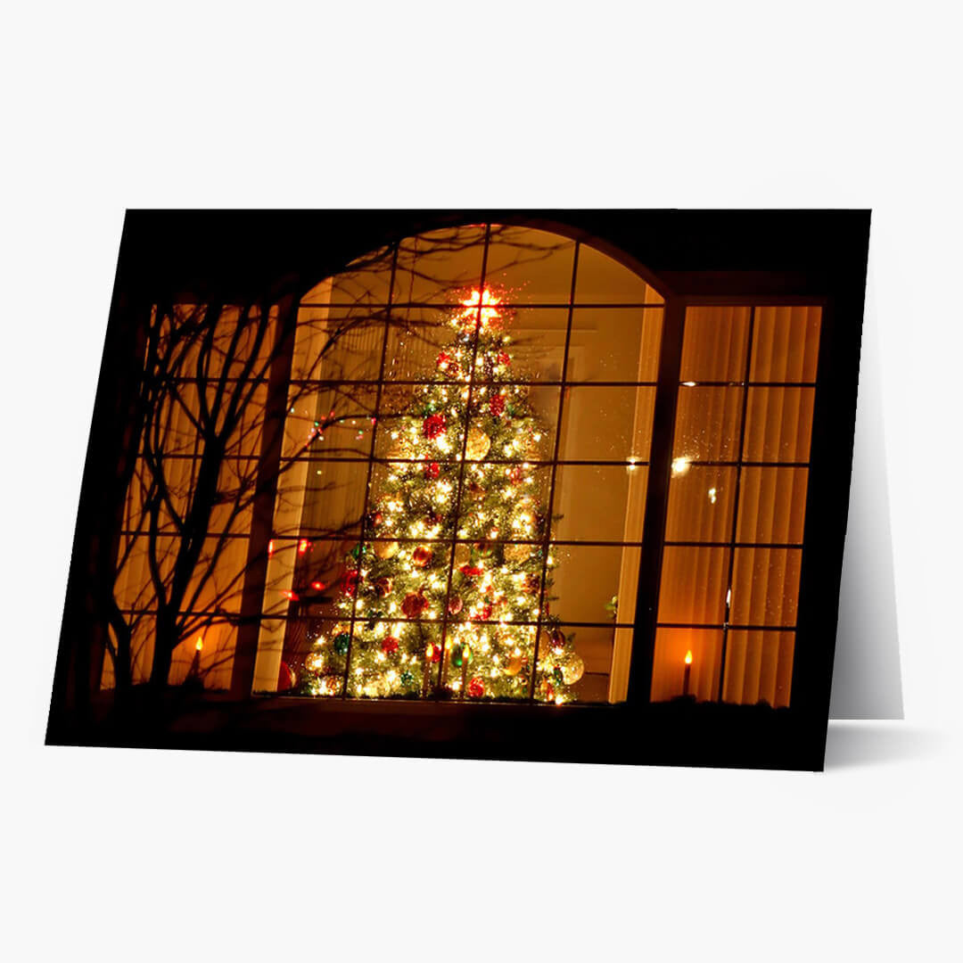 Window Glow Christmas Card