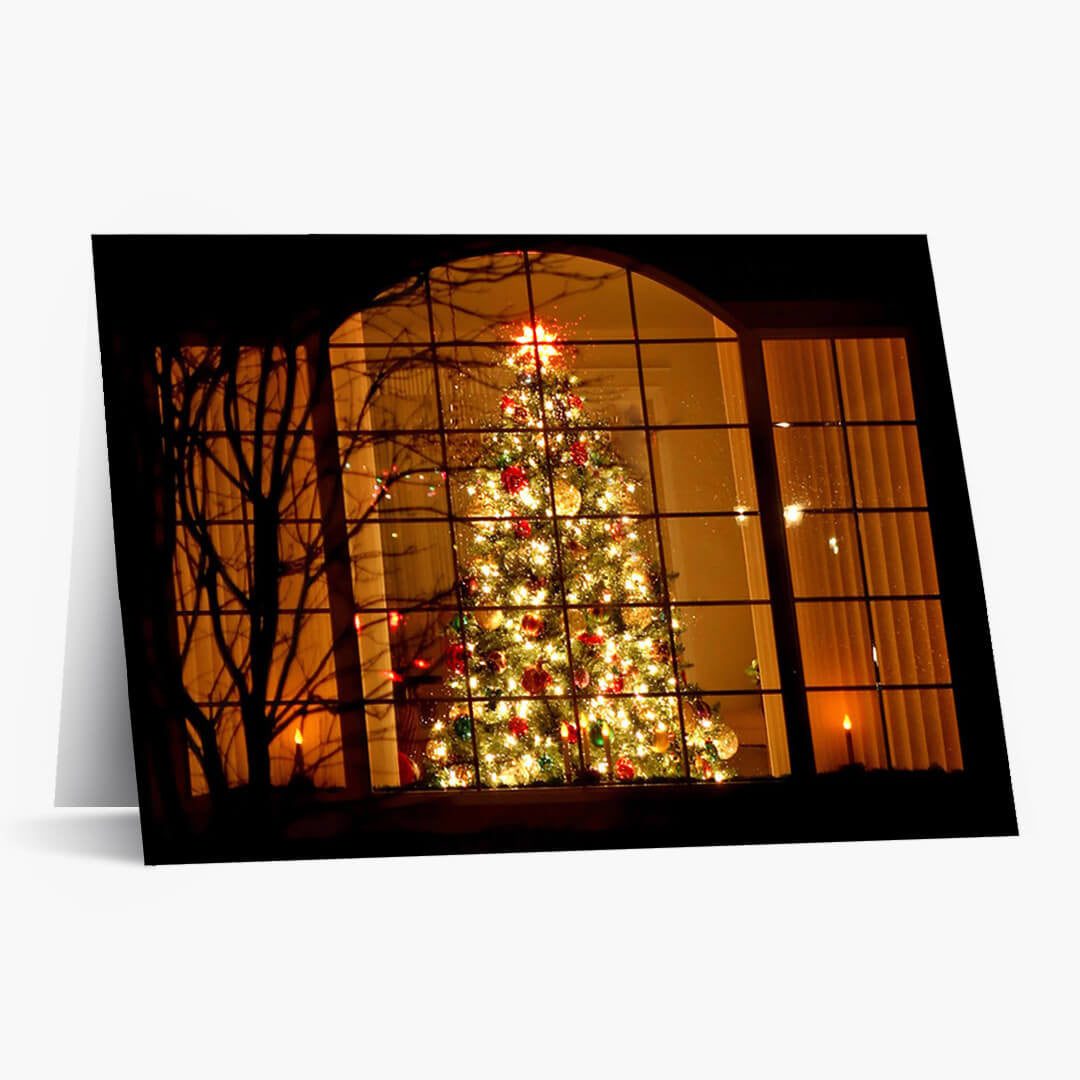 Window Glow Christmas Card
