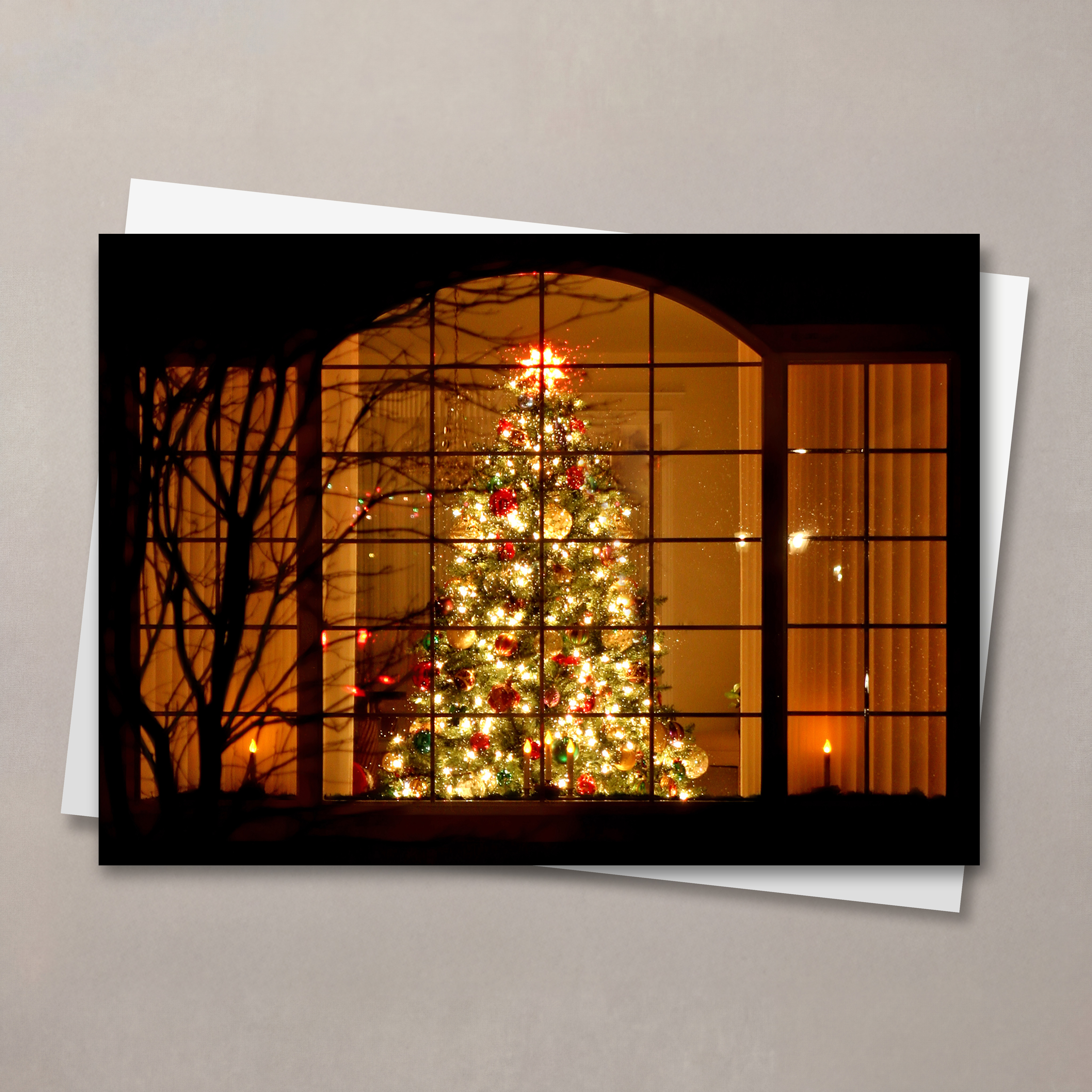 Window Glow Christmas Card
