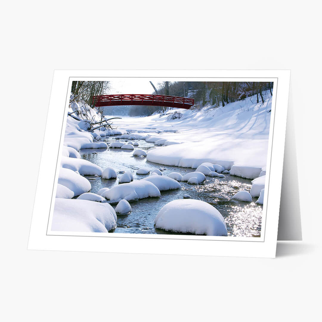 Winter Stream Holiday Card