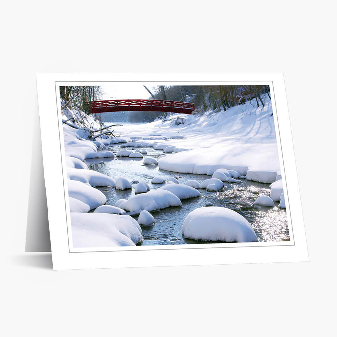 Winter Stream Holiday Card