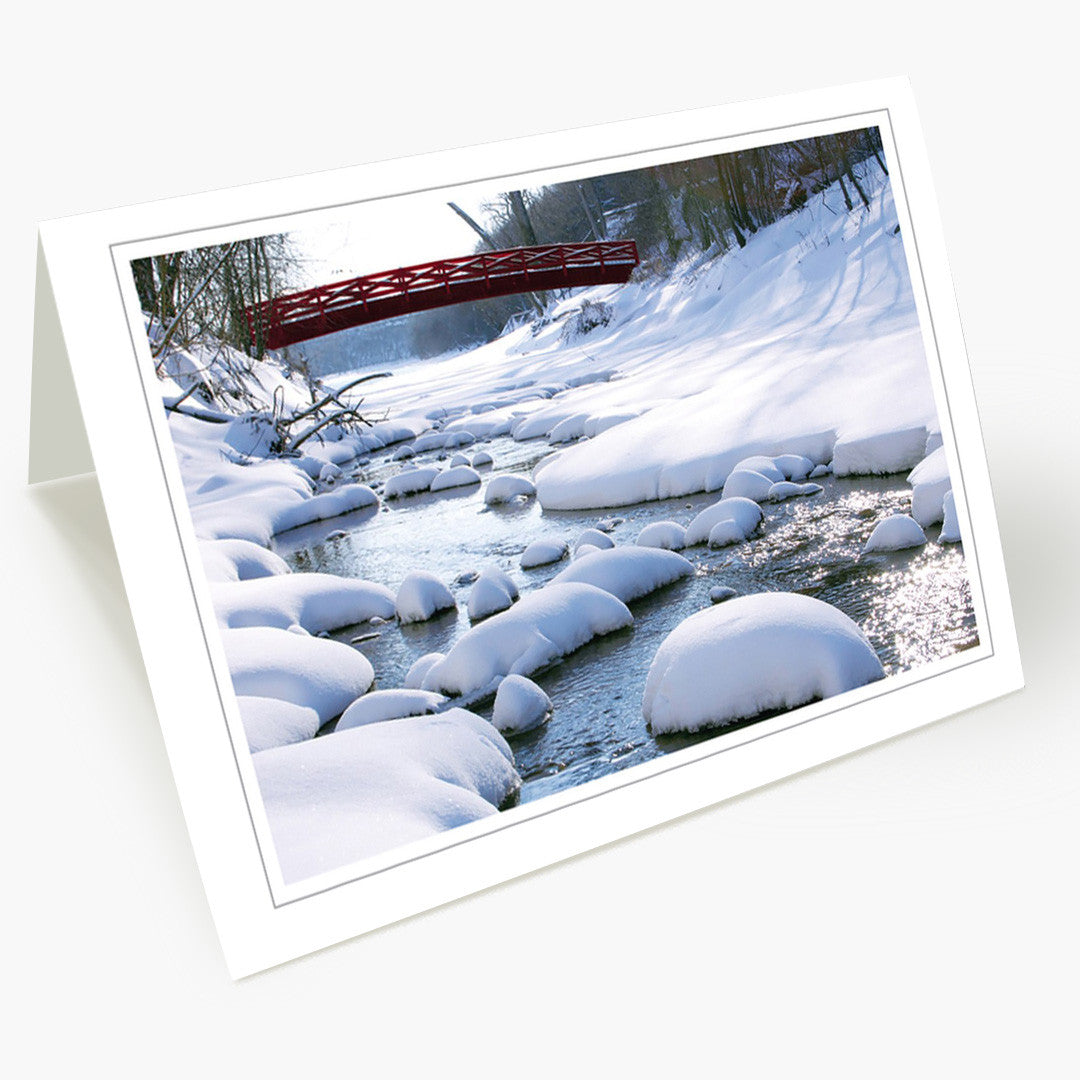 Winter Stream Holiday Card