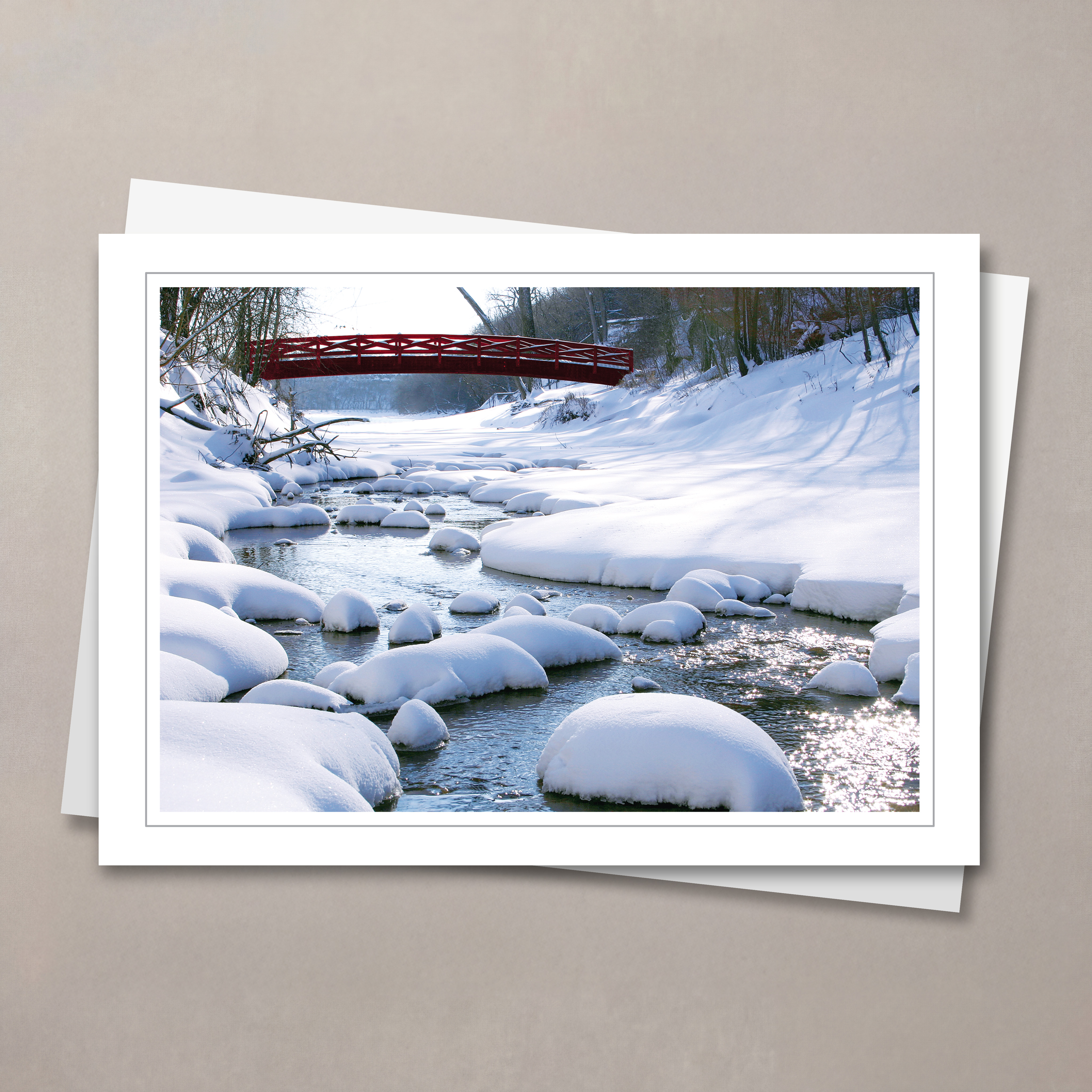 Winter Stream Holiday Card