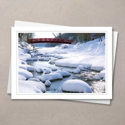 Winter Stream Holiday Card