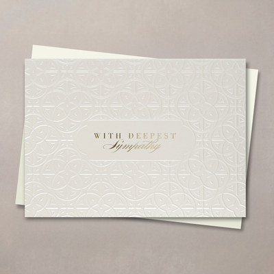 With Deepest Sympathy Card