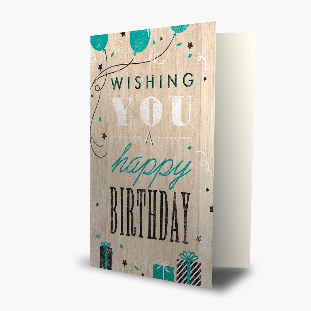 Woodsy Birthday Card