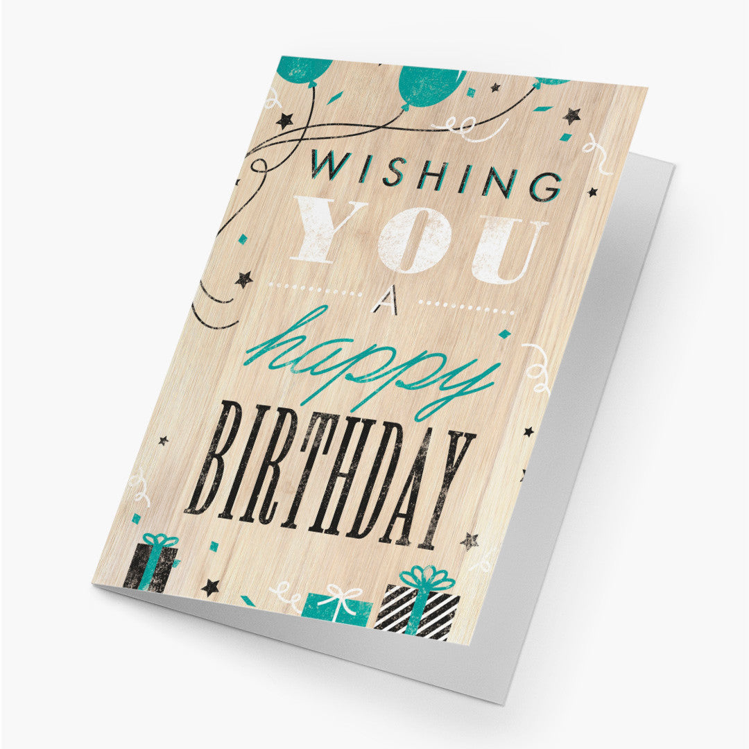 Woodsy Birthday Card