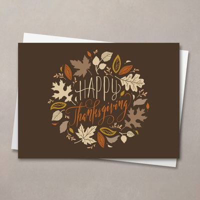 Wreath of Thanksgiving Card