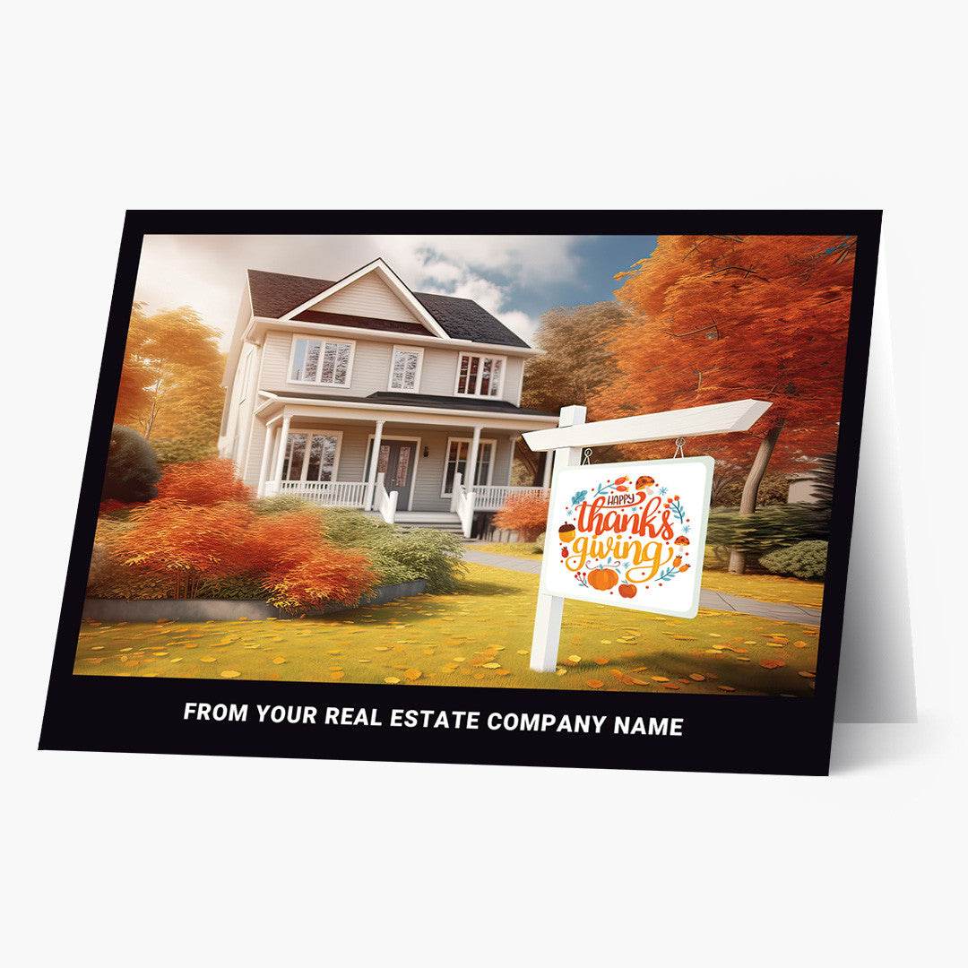 Yard Sign Thanksgiving Card