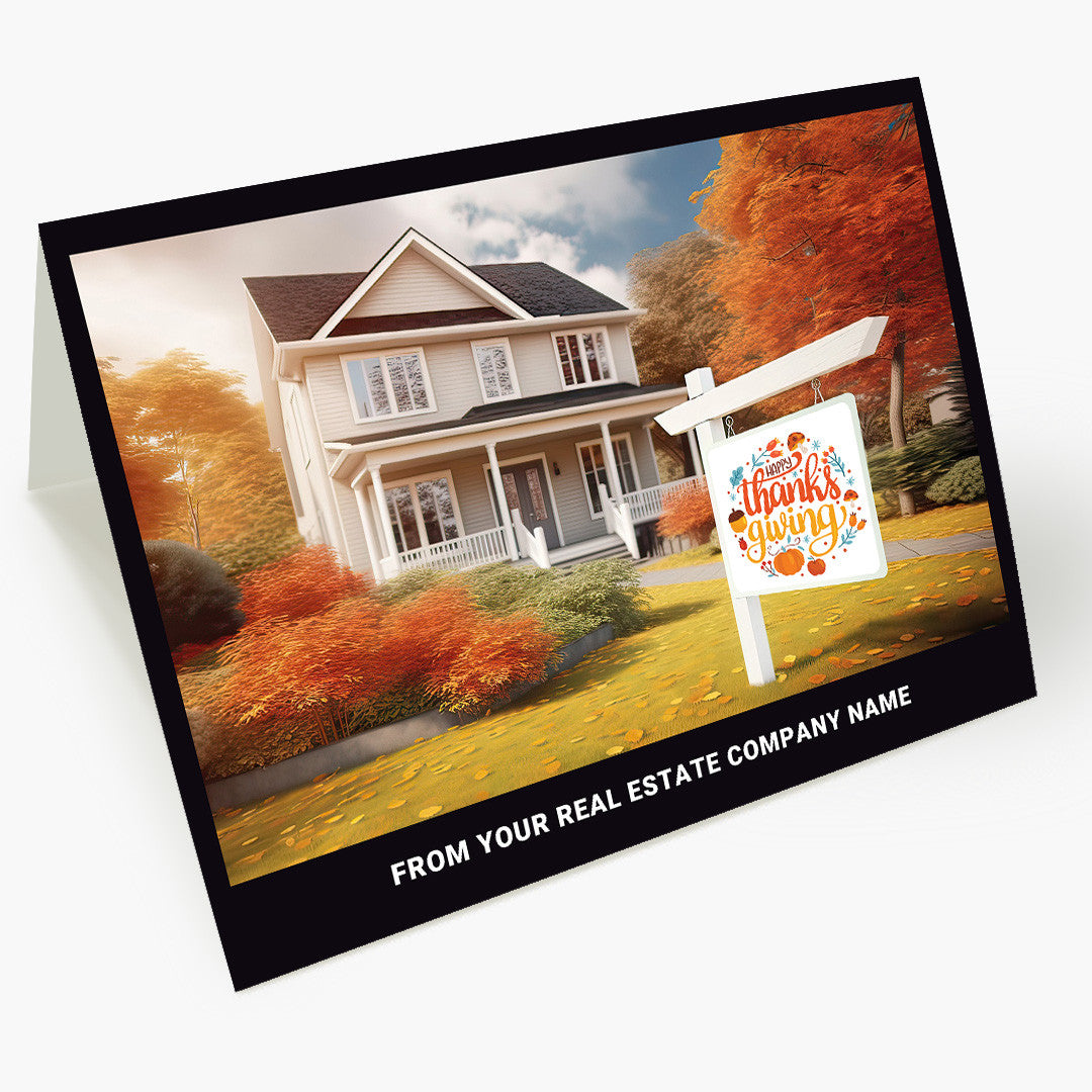 Yard Sign Thanksgiving Card