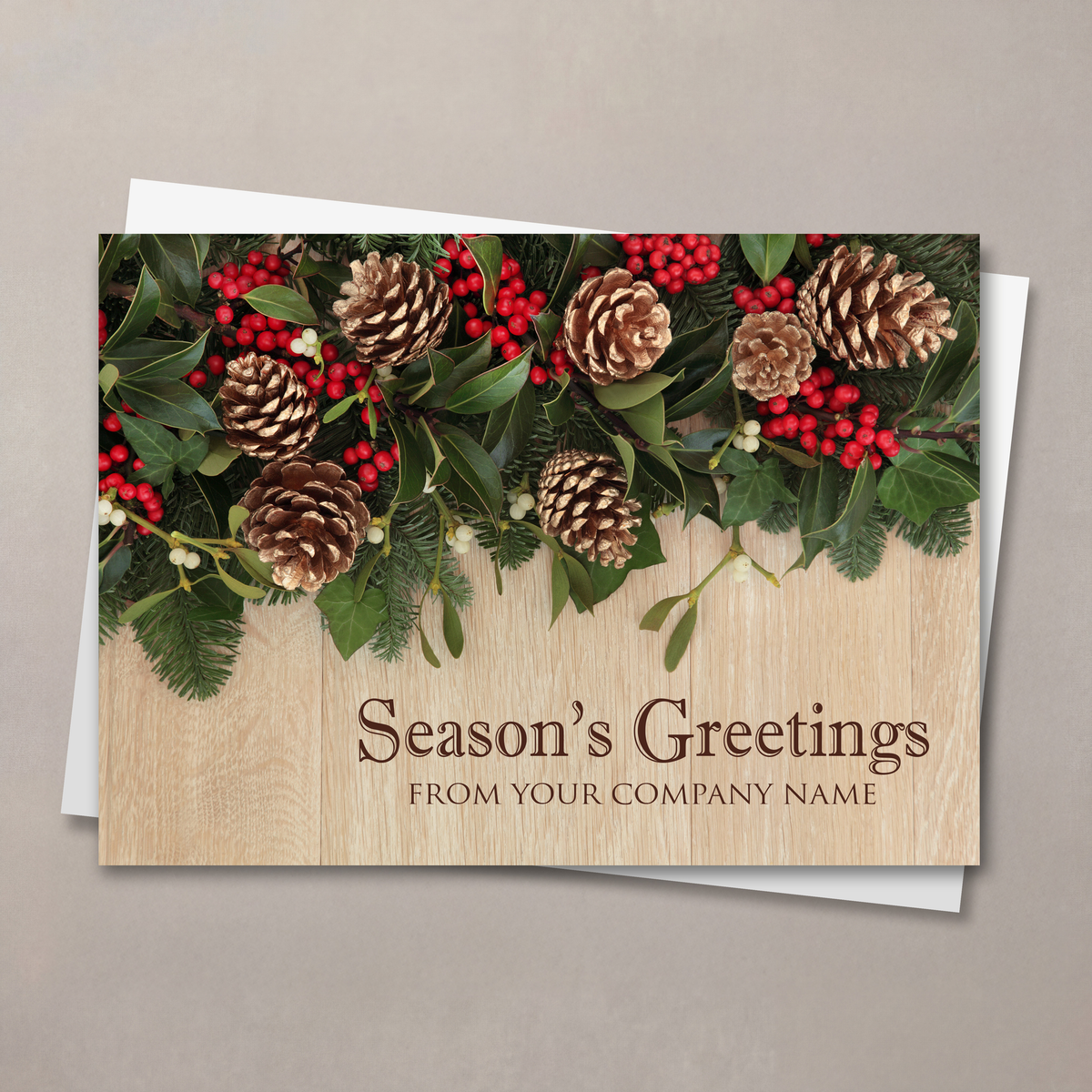 Personalized Decor Christmas Card