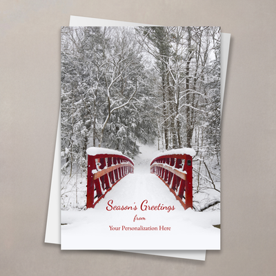 Front Imprint Serenity Christmas Card