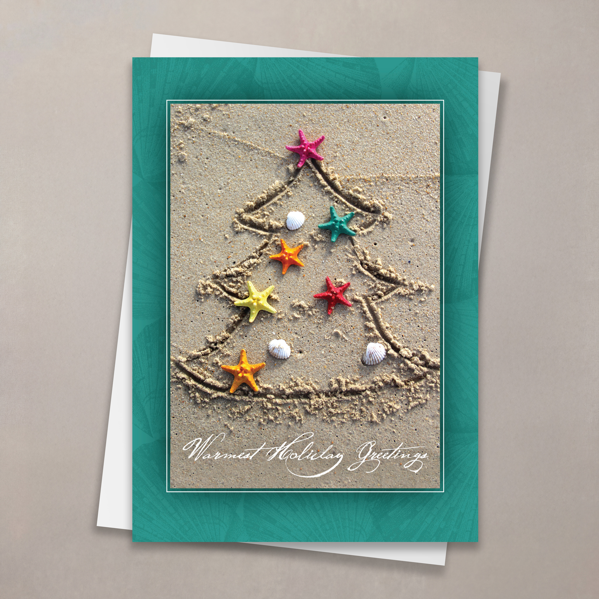 Tropical Christmas Tree Card