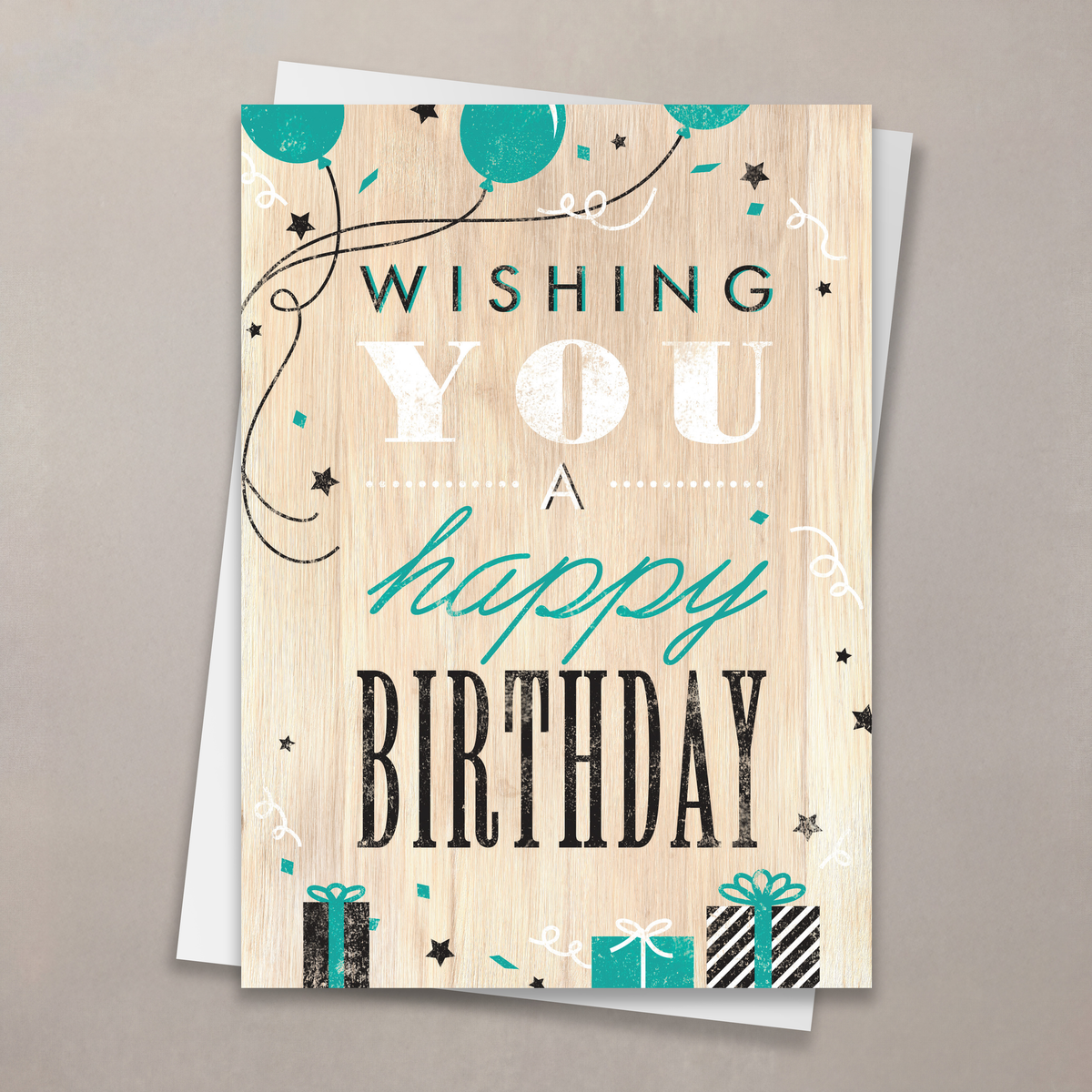Woodsy Birthday Card