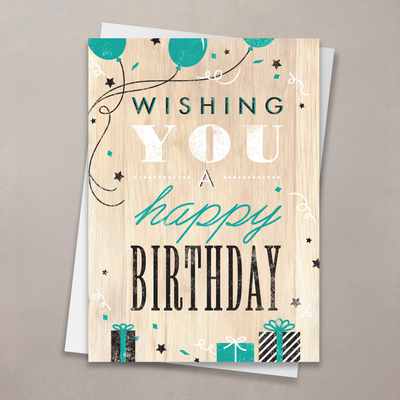 Woodsy Birthday Card