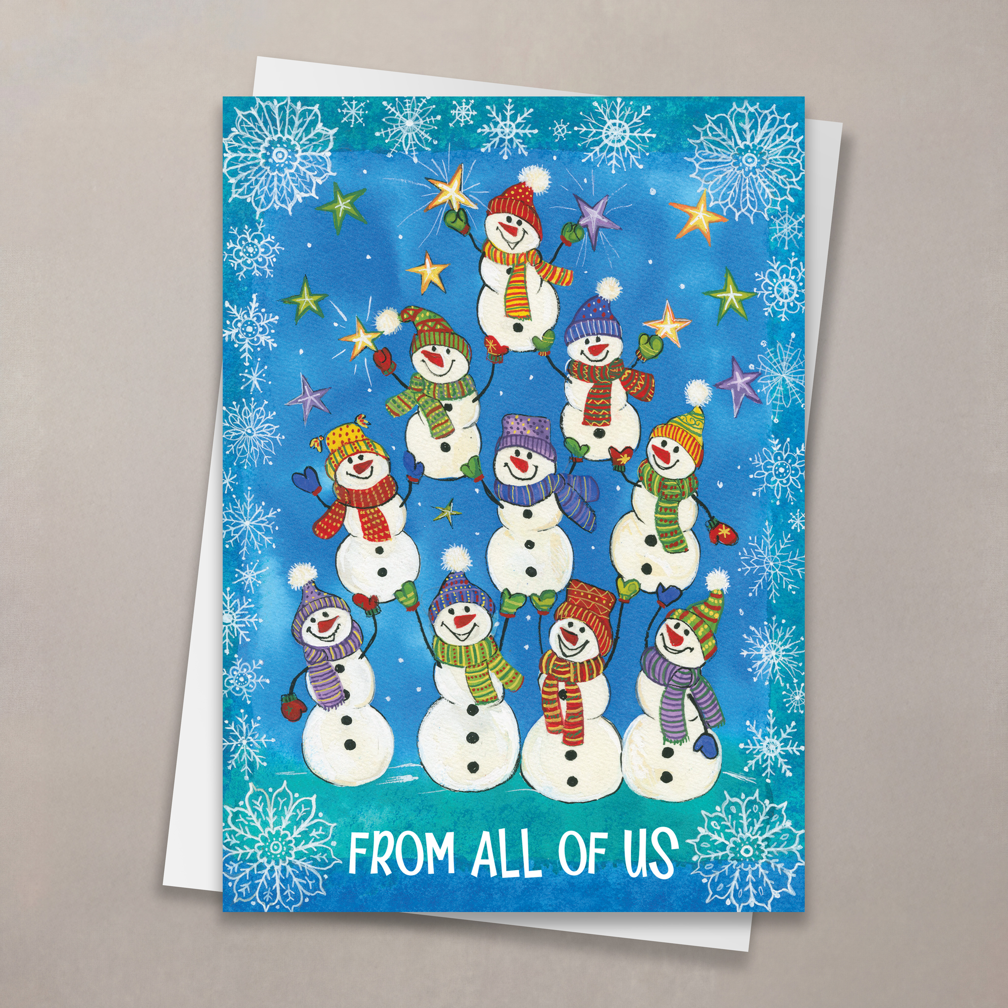From All Of Us Snowmen Christmas Card