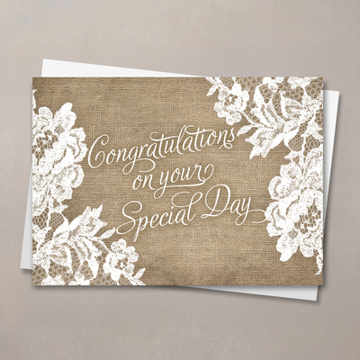 Rustic Lake Congratulations