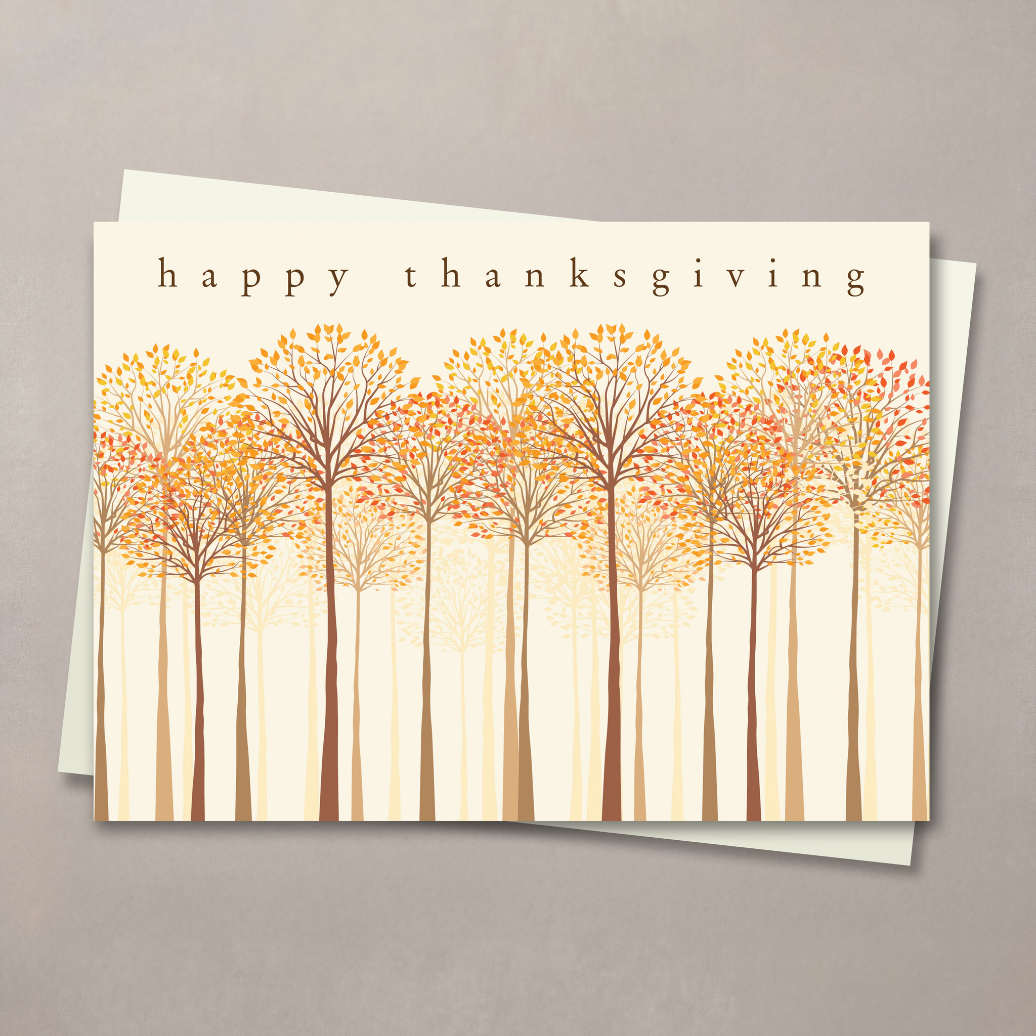 Thankful Trees Thanksgiving Card