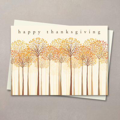 Thankful Trees Thanksgiving Card