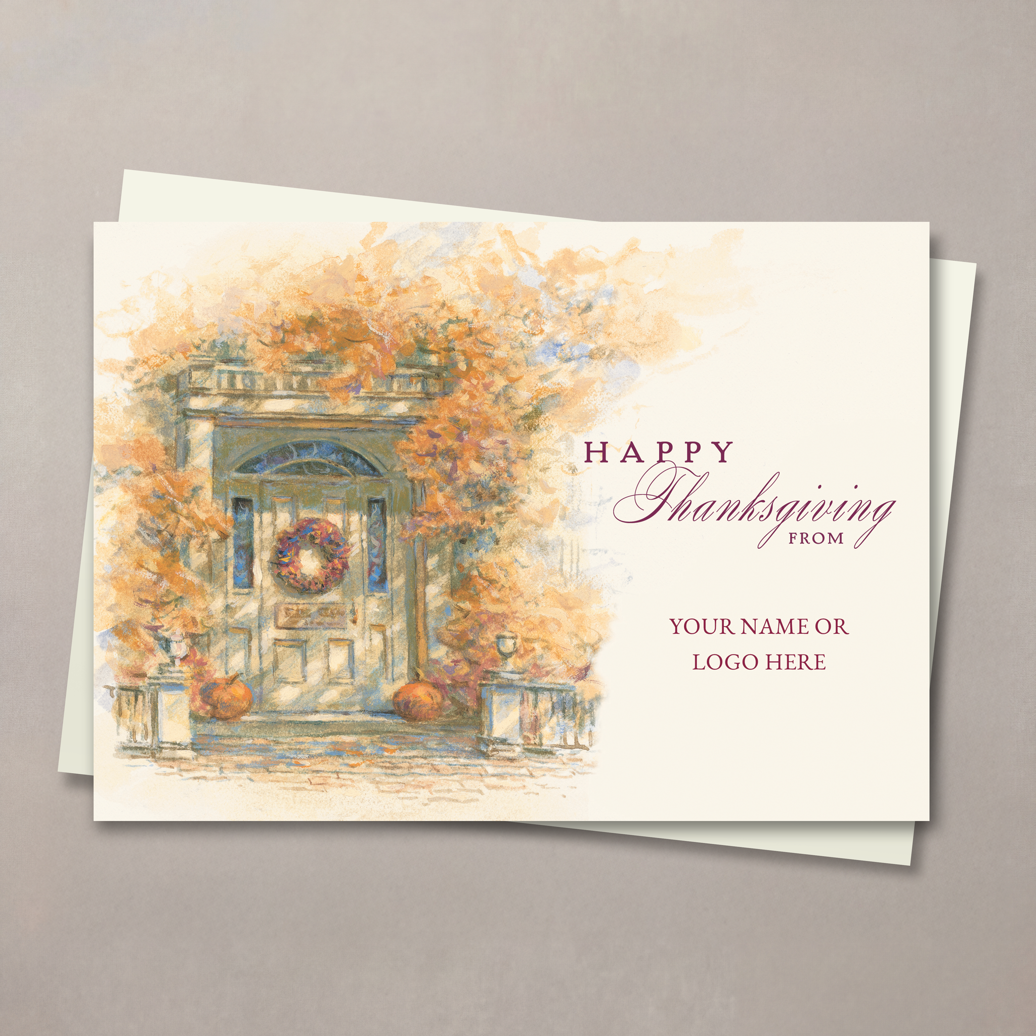 Autumn Foliage Thanksgiving Card