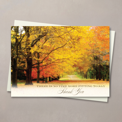 Autumn Spectacle Thanksgiving Card