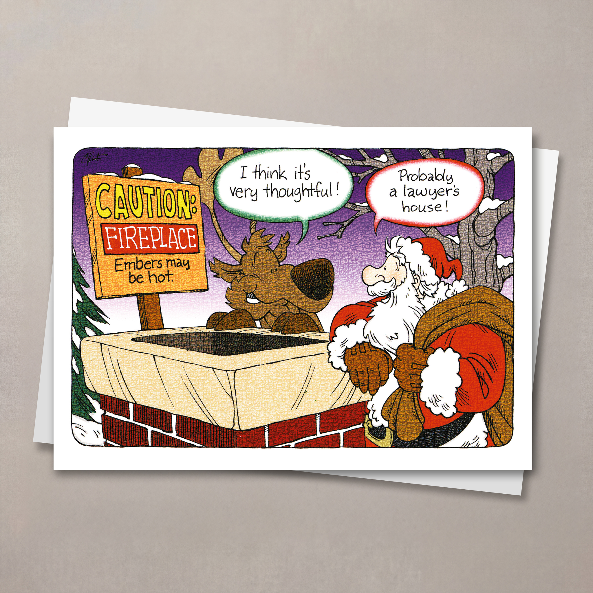 A Thoughtful Lawyer Christmas Card