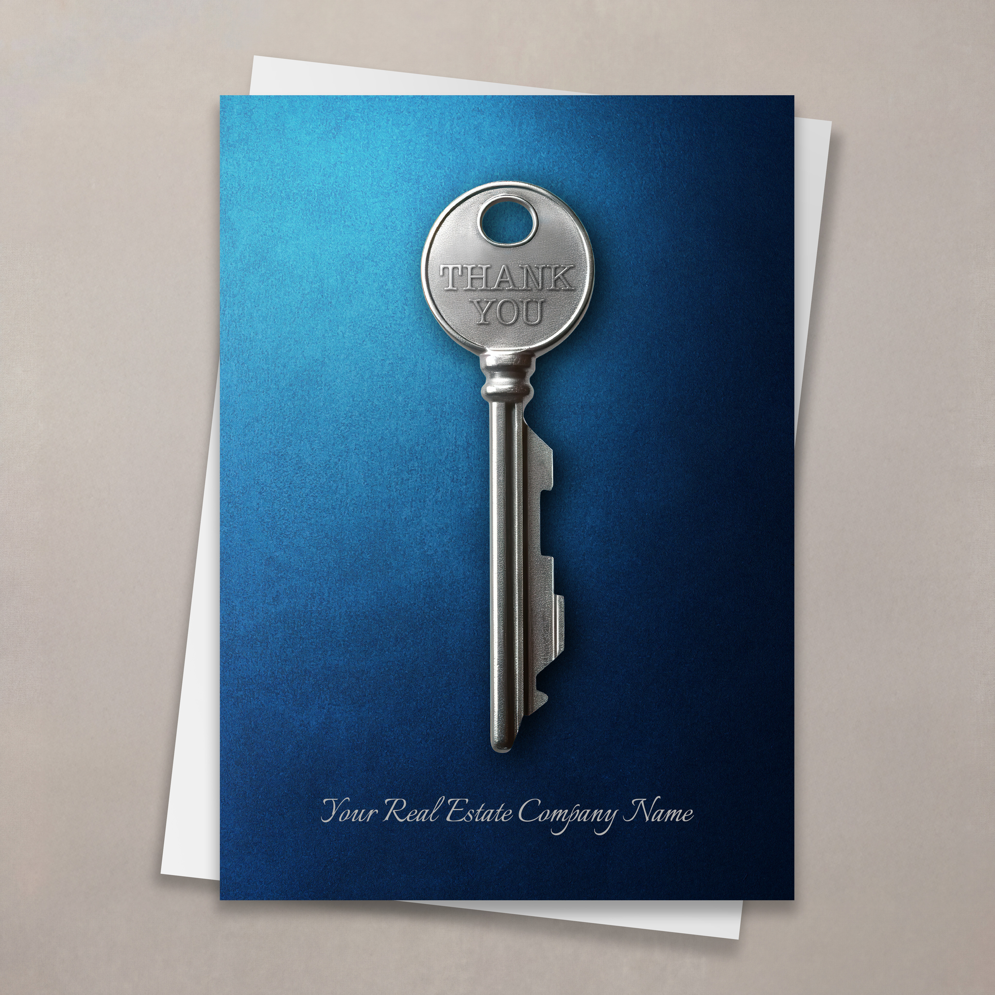 Key of Appreciation Thank You Card